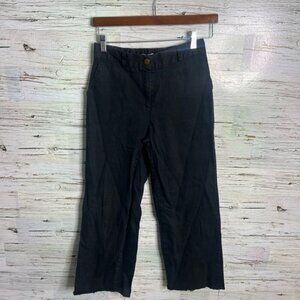 Oak + Fort Black Cropped Pant size small